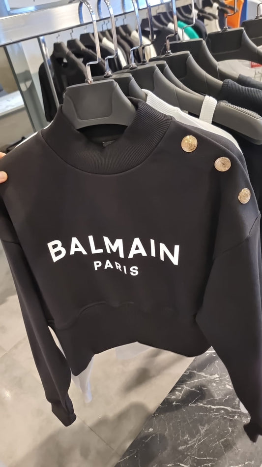 Balmain Buttons Women Sweatshirt