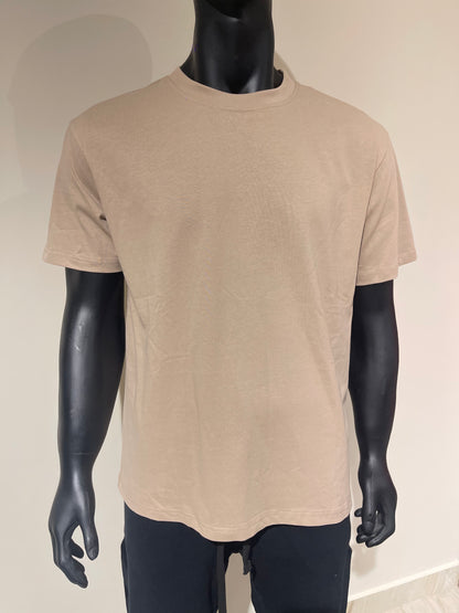 Essentials Back Logo T-Shirt - Beige