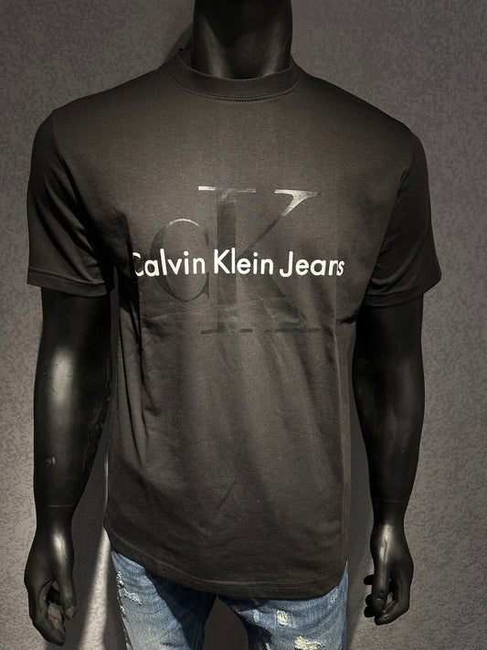 Calvin Klein Printed T-Shirt- Black